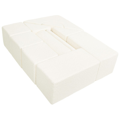 Lot de 11 blocs en mousse, en boucle Lot de 11 blocs en mousse, en boucle
